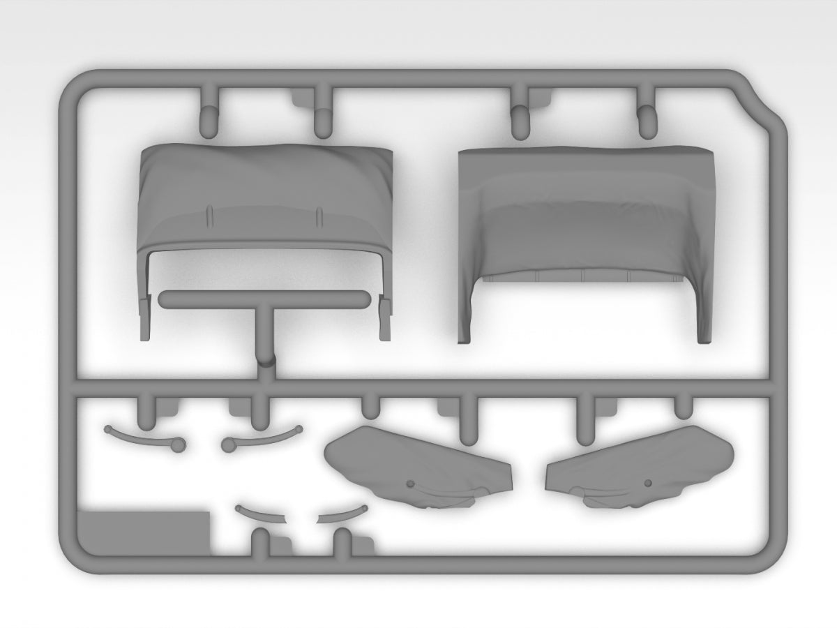 ICM 35543 Typ 320 (W142) Cabriolet B German Passenger Car 1/35 – immagine 5