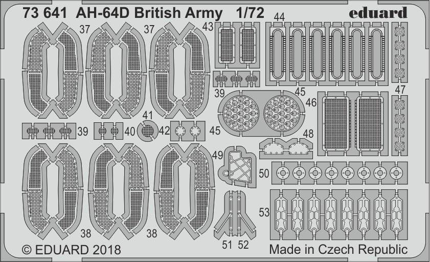 Eduard 73641 AH-64D Armée britannique ACADEMY 1/72 – image 2