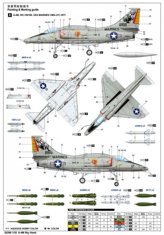 Trumpeter 02268 A-4M Skyhawk 1/32 – immagine 2