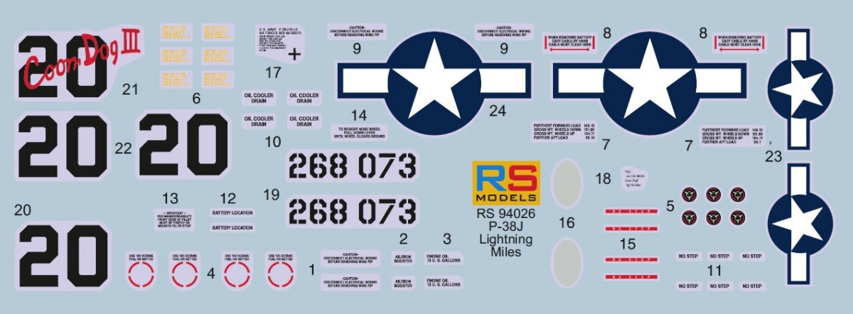 RS Models 94026 Lockheed P-38 J-15 LO - Battle over Moravia (Limited Edition) 1/72 – immagine 3