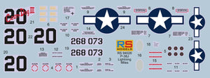 RS Models 94026 Lockheed P-38 J-15 LO - Battle over Moravia (Limited Edition) 1/72 – immagine 3