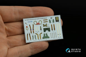 Quinta Studio QR48036 MB Mk 6 ejection seat for Buccaneer (Airfix), 2 pcs 1/48 – immagine 7
