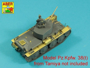 Aber 48041 Pz.Kpfw..38 (t) Ausf. E/F/G Niemiecki czołg Pz.38 (t) cz.2-błotniki / German tank Pz.Kpfw. 38 (t) Ausf.. E/F/G Vol.2-Fenders 1/48 – Bild 14
