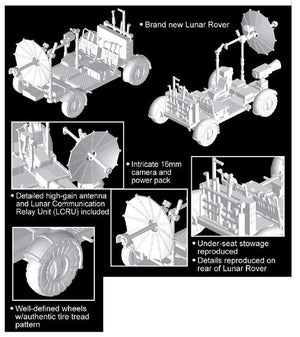 Dragon 11015 Apollo 17 &amp;quot;The Last J-Mission&amp;quot; CSM + LM + Lunar Rover 1/72 – Bild 6