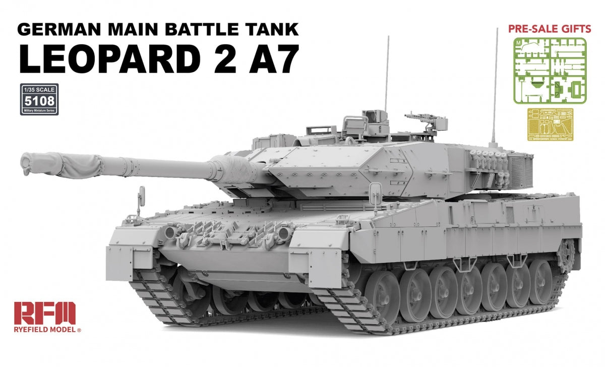 Rye Field Model 5108 Leopard 2 A7 German Main Battle Tank 1/35 – immagine 2