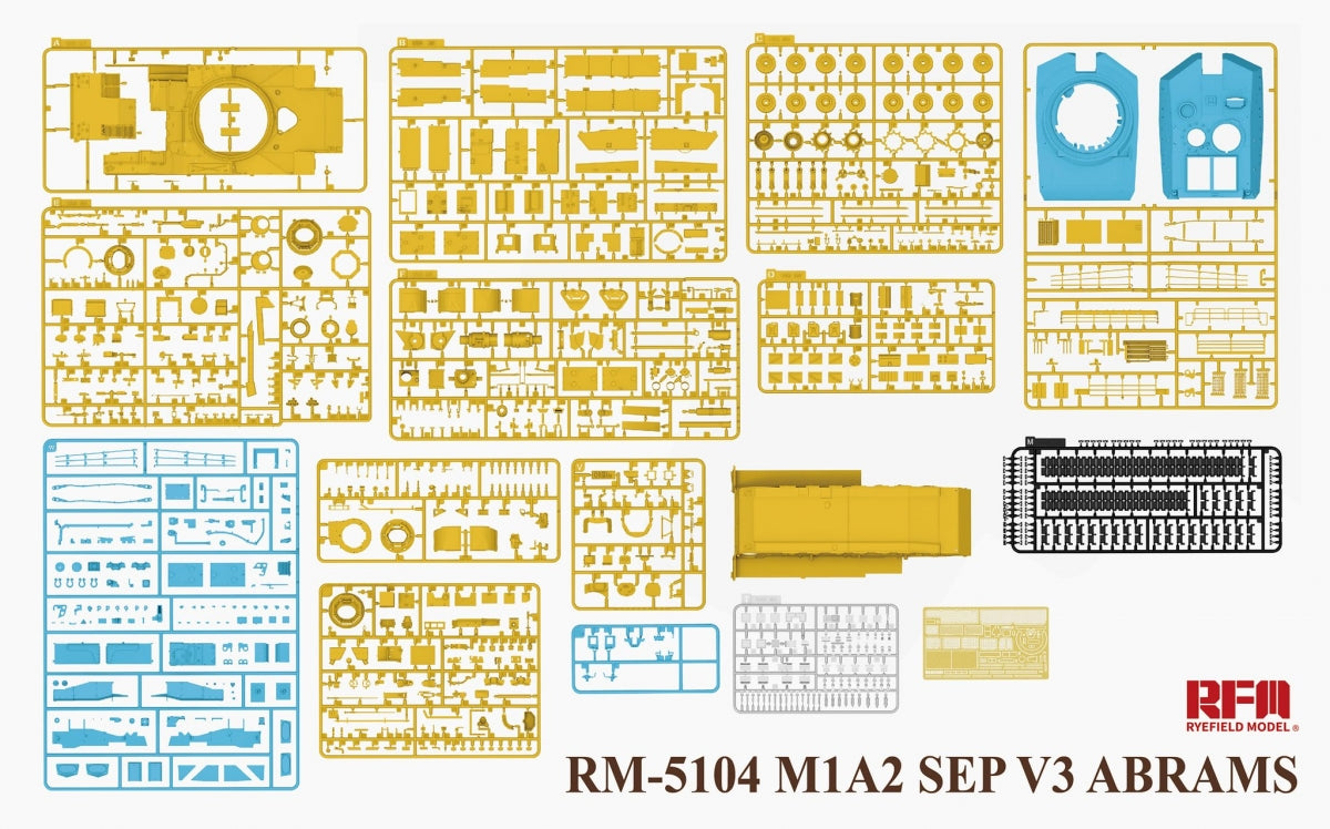 Rye Field Model 5104 M1A2 SEP V3 Abrams 1/35 – Bild 3