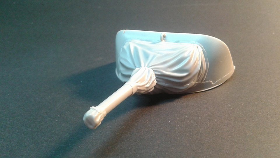 Panzer Art RE35-519 M4 “Sherman” 75 front turret with deep wading canvas cover (Normandy and Pacyfic tanks) 1/35 – Bild 3