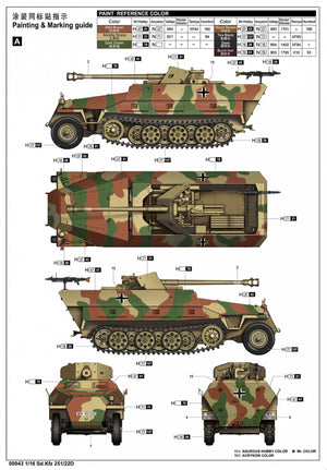 Trumpeter 00943 Sd.Kfz 251/22D 1/16 – immagine 3