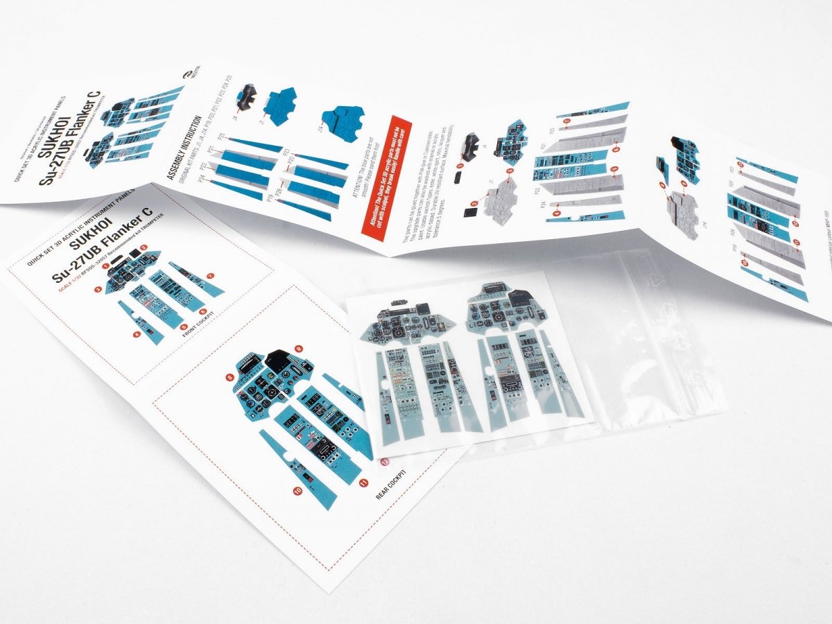 Red Fox Studio QS-32057 Sukhoi Su-27 Flanker C (UB) Trumpeter 1/32 – image 2