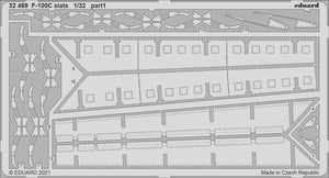 Eduard 32469 F-100C slats TRUMPETER 1/32