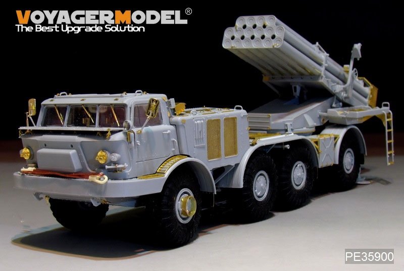 Voyager Model PE35900 Modern Russian 9P140 TEL of 9K57 Uragan(BM-27) MLRS Basic For TRUMPETER 1/35 – Bild 5