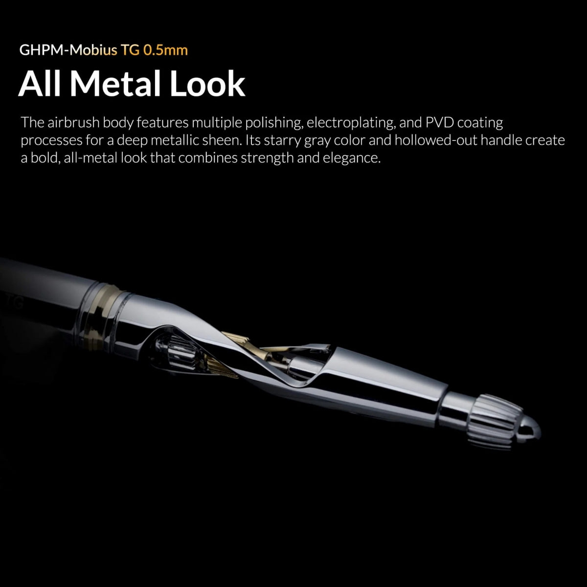 Gaahleri 44070 Premium Series GHPM-Mobius TG 0,5 mm Airbrush