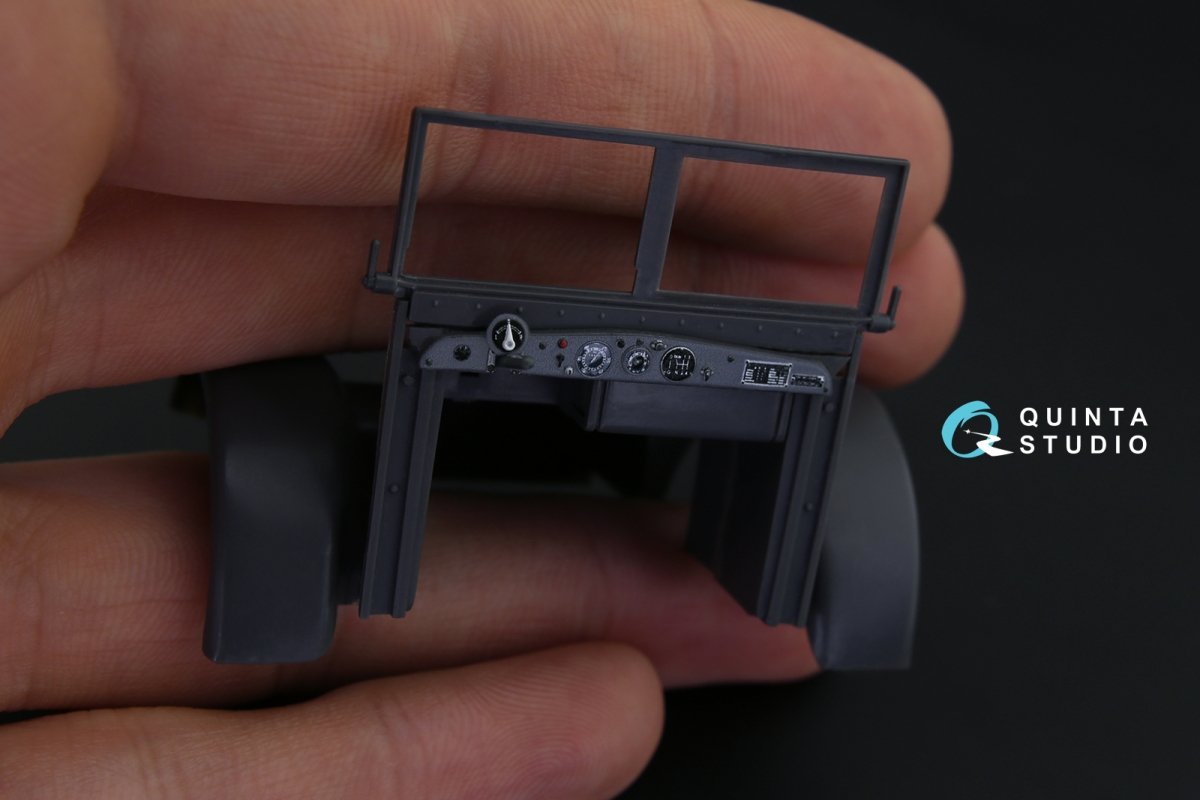 Quinta Studio QD35025 Krupp Protze 3D-Printed &amp;amp; coloured Interior on decal paper (for Tamiya kit) 1/35 – Bild 7