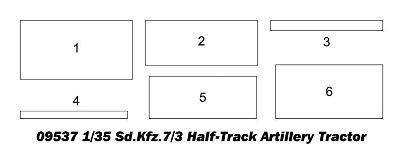 Trumpeter 09537 Sd.Kfz.7/3 Half-Track Artillery Tractor 1/35 – Bild 3