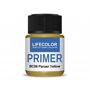 Apprêt acrylique Lifecolor BC06 Jaune Panzer 22 ml – image 2