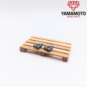 Yamamoto YMPTUN100 Dual Muffler tip Type 2 1/24 – Bild 2