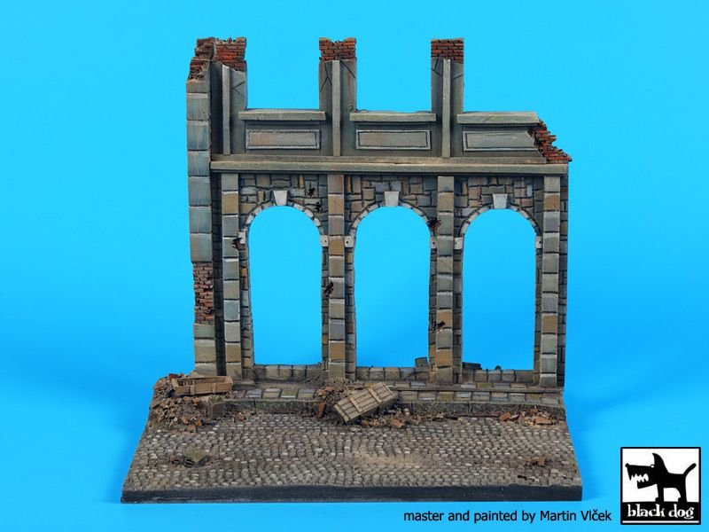 Black Dog D48002 House ruin (Europe) base 1/48 – immagine 5