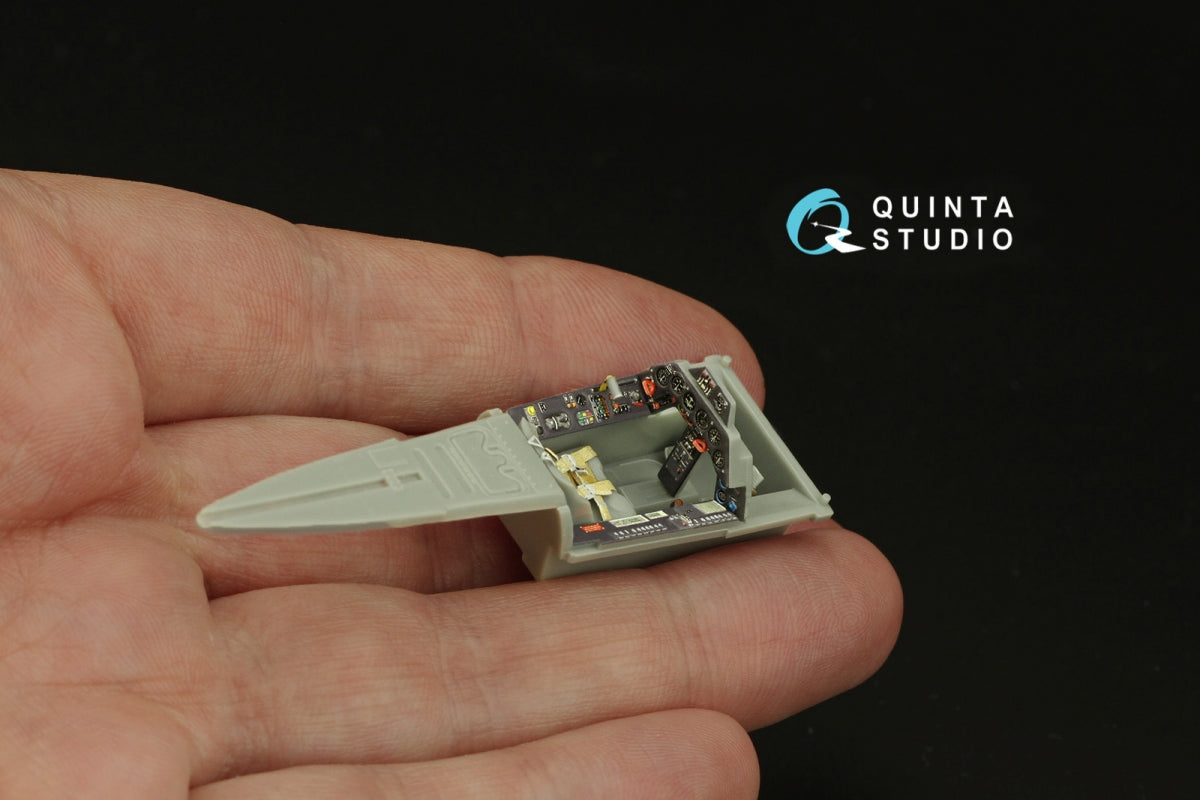 Quinta Studio QD48313 Fw 190A-3 3D-Printed &amp;amp; coloured Interior on decal paper (Hasegawa) 1/48 – zdjęcie 9