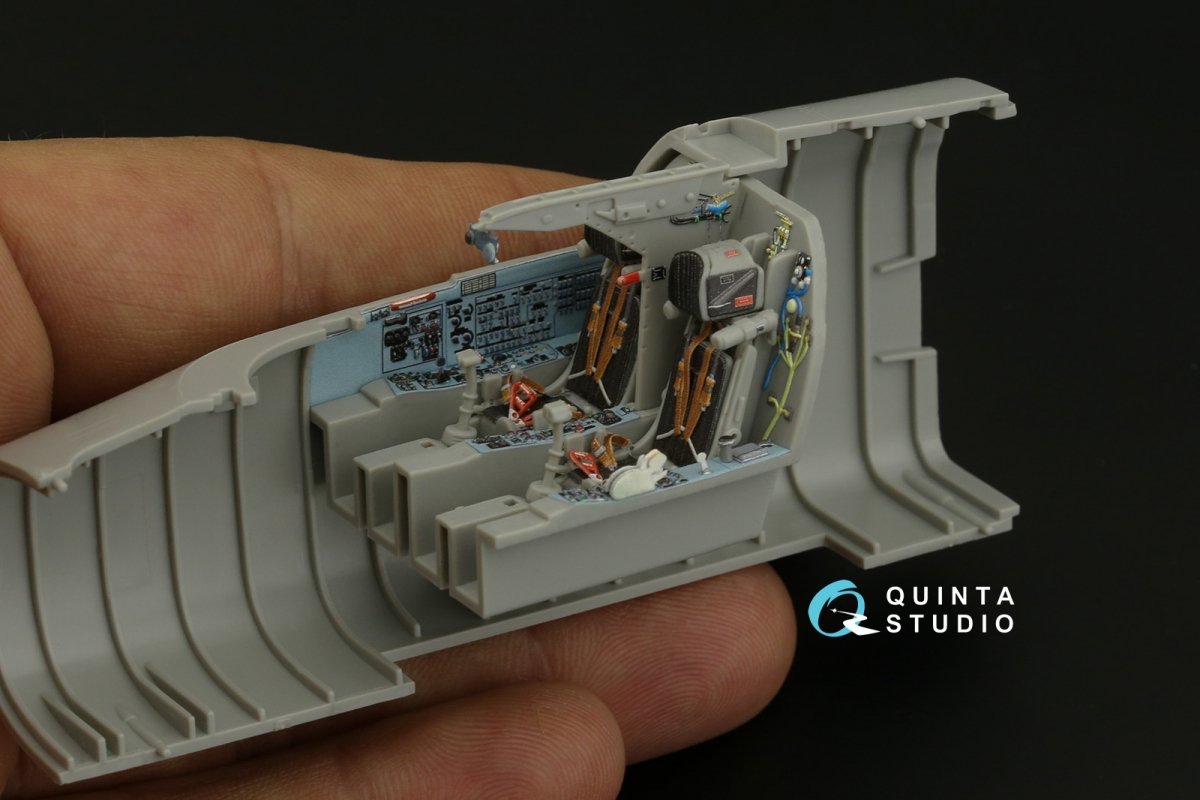 Quinta Studio QD48238 Su-24M 3D-Printed &amp;amp; colored Interior on decal paper ( Trumpeter ) 1/48 – image 9