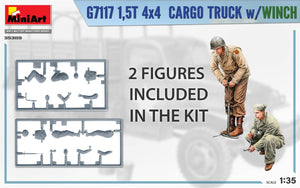 MiniArt 35389 G7117 1,5T 4×4 CARGO TRUCK w/WINCH 1/35 – Bild 3