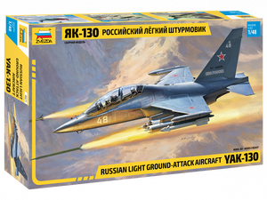Zvezda 4821 YAK-130 Russian Light Ground-Attack Aircraft 1/48