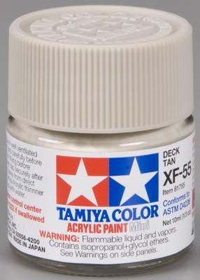 Tamiya XF55 Deck Tan (81755) Acrylic paint 10ml – immagine 2