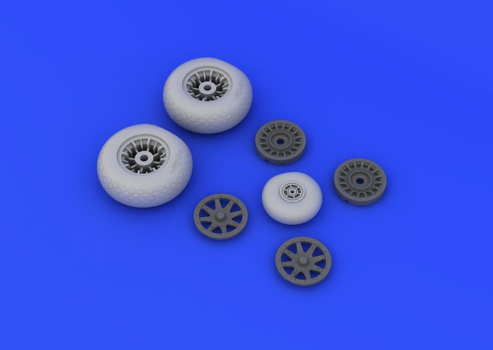 Eduard 648192 PBY-5A wheels 1/48 (REVELL) – immagine 3