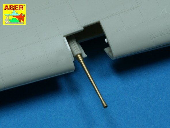 Aber A32014 Set of 4 barrels for Japanese 20 mm Type 99 aircraft machine cannons 1/32 – zdjęcie 3