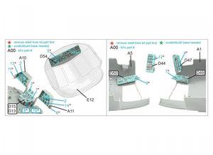 Intérieur imprimé en 3D et coloré sur papier décalcomanie Quinta Studio QDS-48380 Mi-8MT (AMK) (Petite version) 1/48  – image 2
