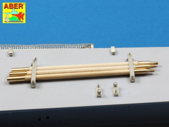 Aber 16052 Barrel cleaning rods with brackets for Tiger II 1/16 – imagen 8