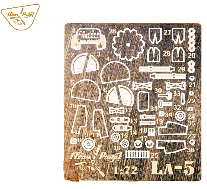 Clear Prop! CP72014 La-5 early version ADVANCED KIT 1/72 – zdjęcie 3