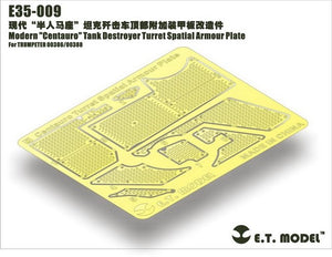 ET Model E35-009 Modern &amp;quot;Centauro&amp;quot; Tank Destroyer Turret Spatial Armor Plate For TRUMPETER 00386/00388 – image 2