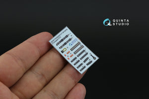 Quinta Studio QD32213 F-35B 3D-Printed &amp;amp; coloured Interior on decal paper (Trumpeter) 1/32 – immagine 7