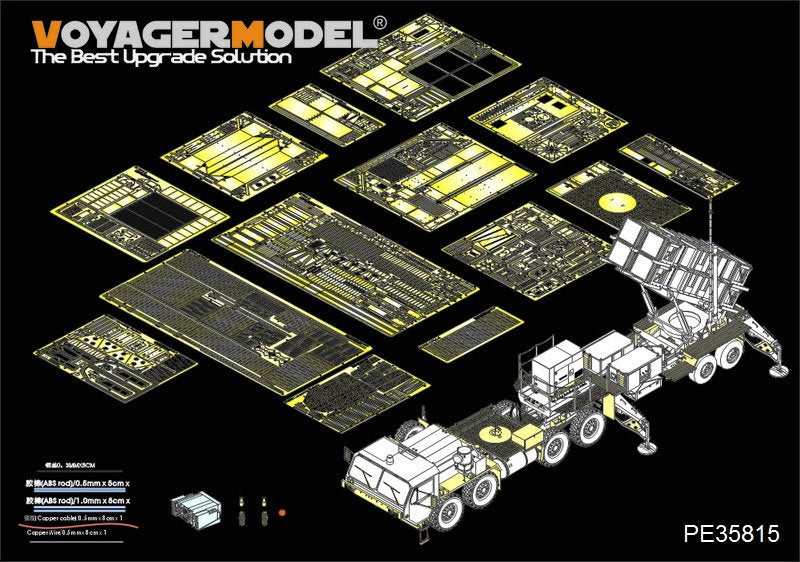 Voyager Model PE35815 Modern US Patriot SAM System w/M983 Tractor Basic（For TRUMPETER 01021+01022/AFV 35S87） 1/35