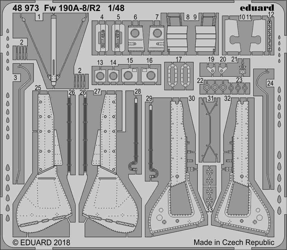 Eduard SIN64860 Fw 190A-8/ R2 ADVANCED 1/48 EDUARD – Bild 2