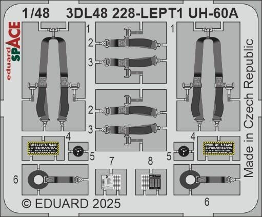 Eduard 3DL48228 UH-60A SPACE ICM 1/48 – immagine 3