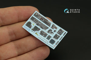 Quinta Studio QD32147 F/A-18B 3D-Printed &amp;amp; coloured Interior on decal paper (Academy) 1/32 – immagine 4