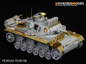 Voyager Model PE35242 WWII German Pz.Kpfw.III Ausf.N sPz.Abt 501 Afrika For DRAGON 6431 1/35 – immagine 7