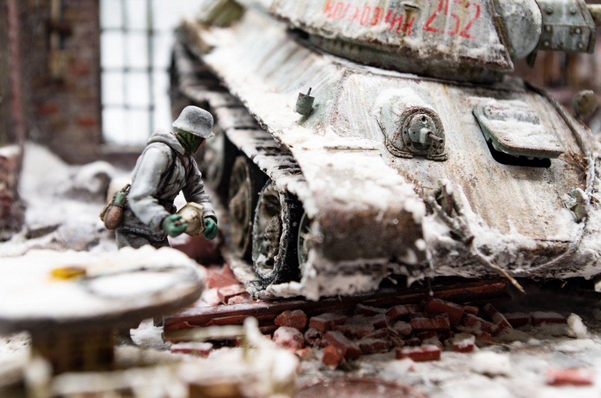 RT-Diorama 35302 Diorama-Base: &amp;quot;Wintergewitter&amp;quot; Operation Winter Storm 1/35 – imagen 9