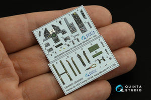 Quinta Studio QD48303 Harrier Gr.1/Gr.3 Early 3D-Printed &amp;amp; coloured Interior on decal paper (Kinetic) 1/48 – Bild 2