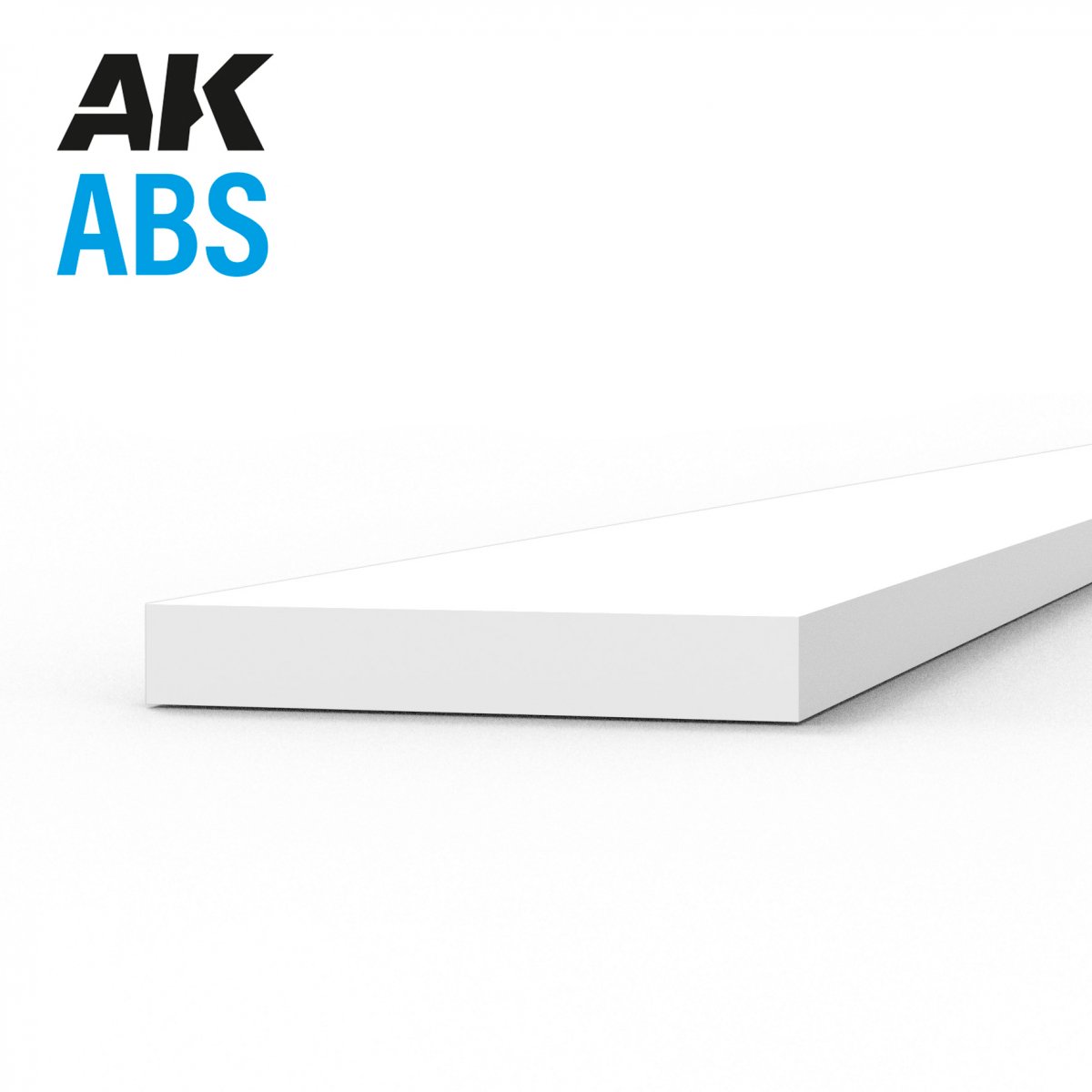Bandes AK Interactive AK6718 0,75 x 5,00 x 350 mm – Bande ABS – 10 unités par sachet