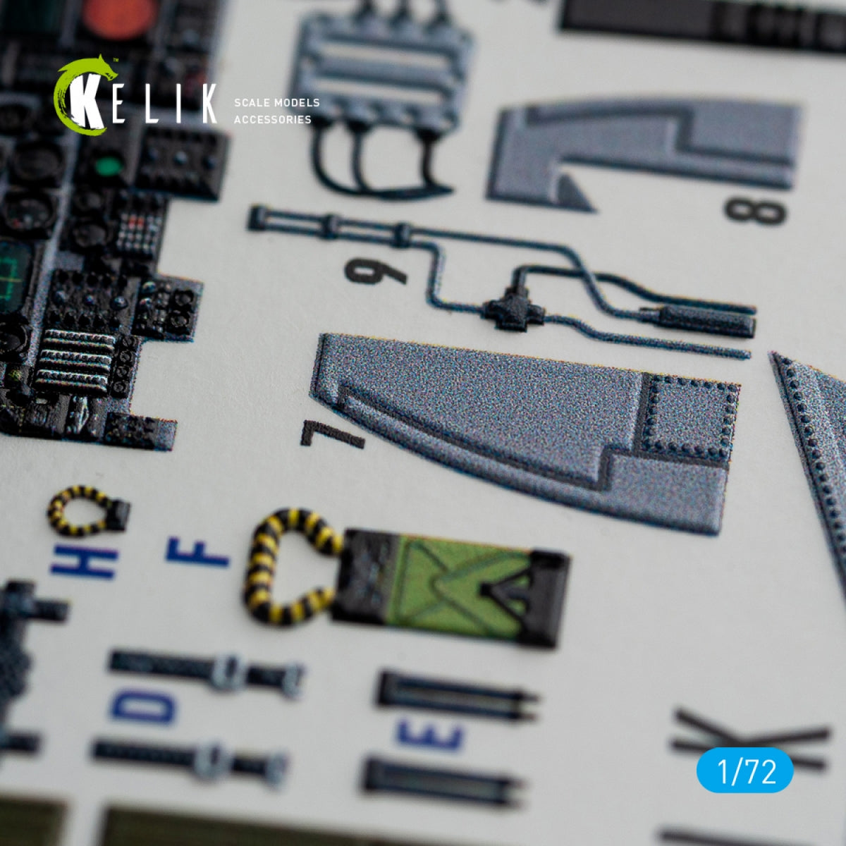KELIK K72067 A-6E INTRUS INTERIEUR AUTOCOLLANTS 3D POUR KIT ITALERI 1/72 – image 4