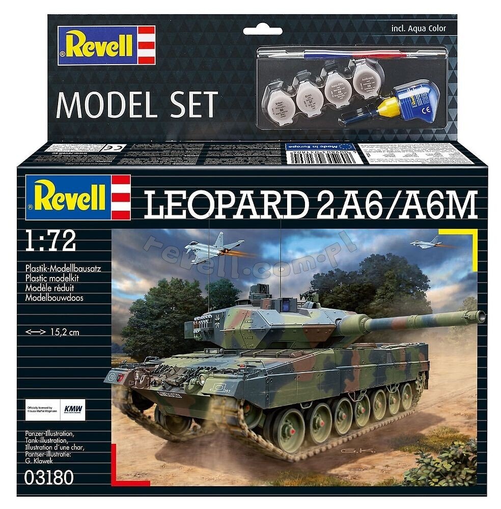 Revell 63180 Leopard 2A6/A6M Model Set 1/72