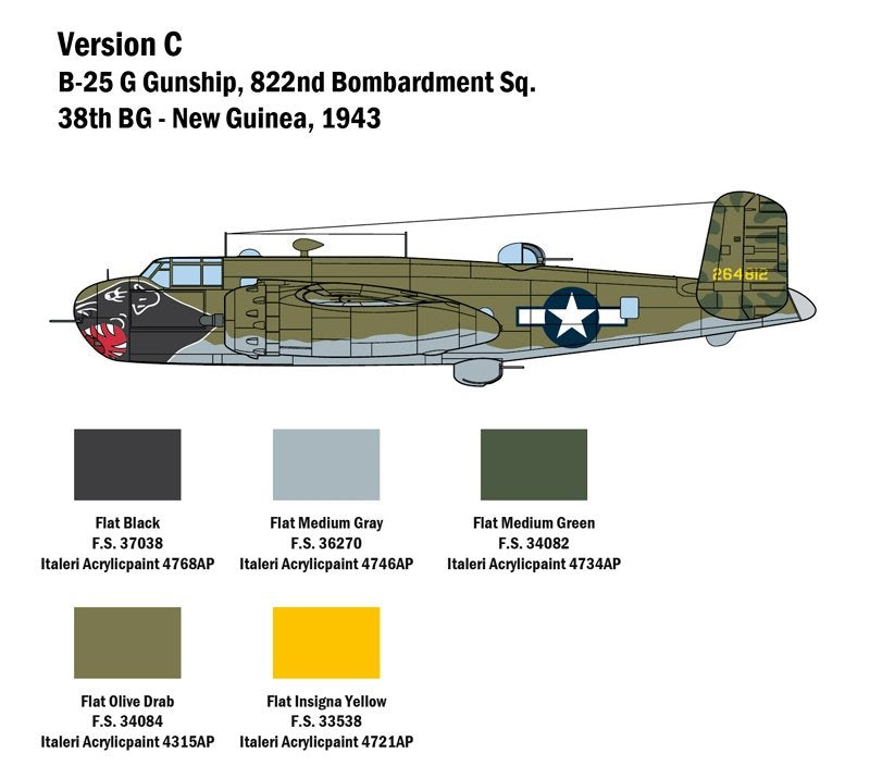 Italeri 2787 B-25G Mitchell 1/48 – Bild 4