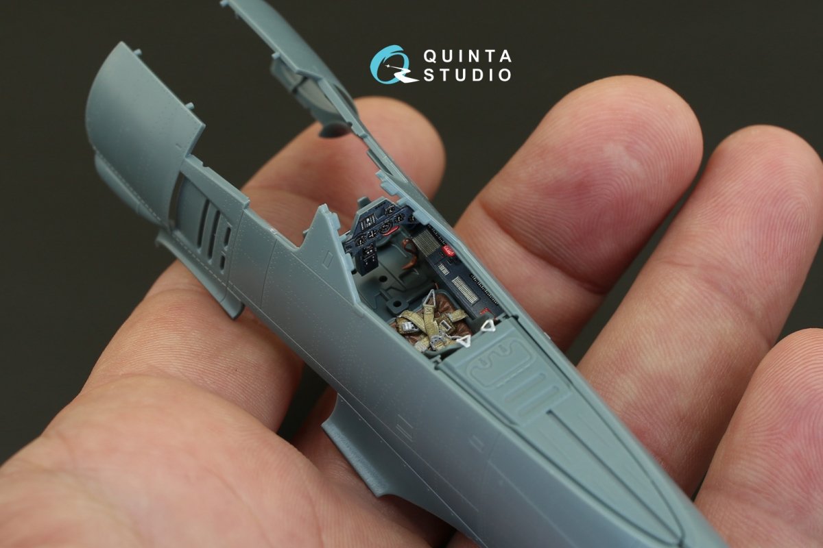 Quinta Studio QD48079 FW 190A-3 3D-Printed &amp;amp; coloured Interior on decal paper (for Eduard kit) 1/48 – imagen 9