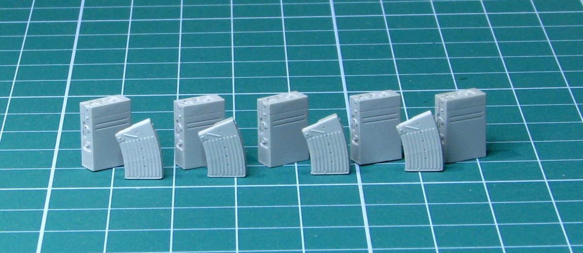 EUREKA XXL E-043 2 cm FlaK38 ammo boxes and magazines 1/35 – zdjęcie 8