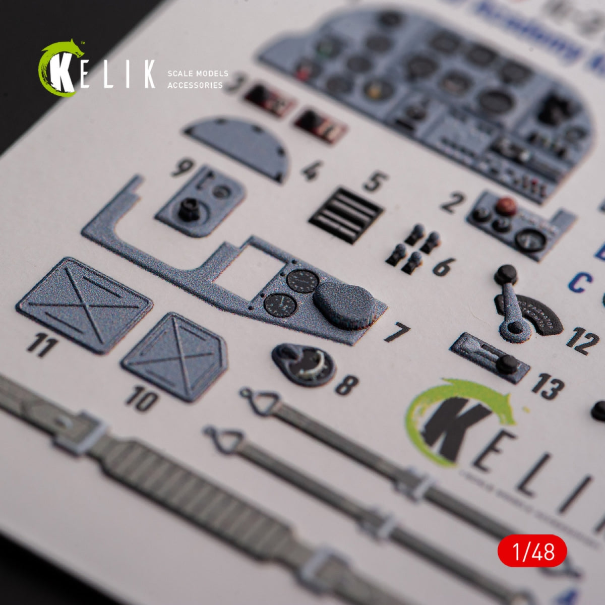KELIK K48109 IL-2M3 - interior 3D decals for Academy/Accurate Miniatures kit 1/48 – image 4