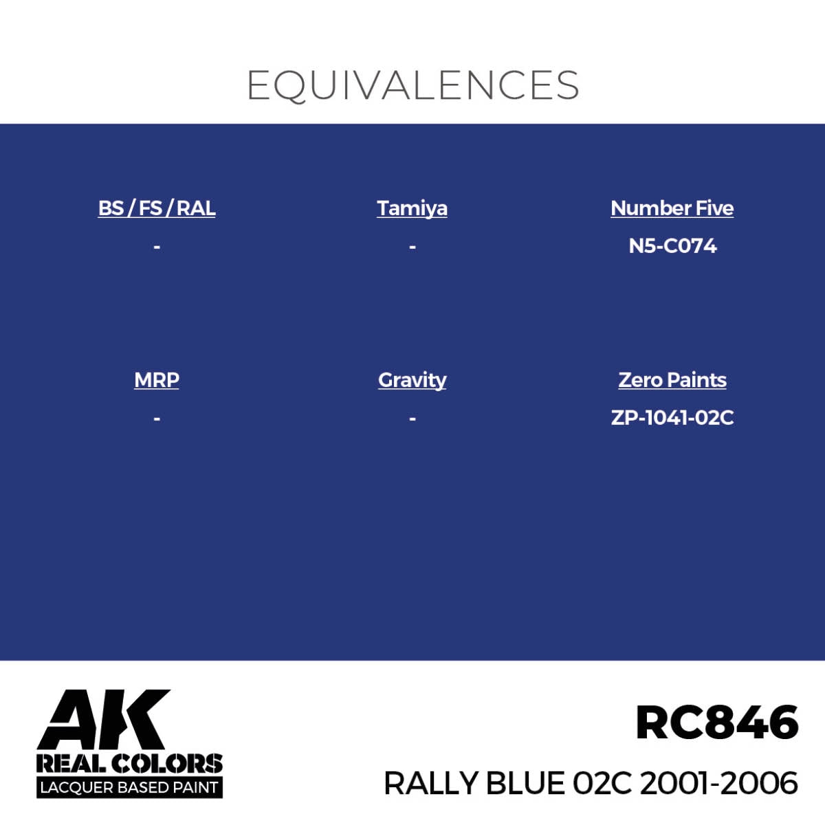 AK Interactive RC846 Rally Blue 02C 2001-2006 17 ml – image 3