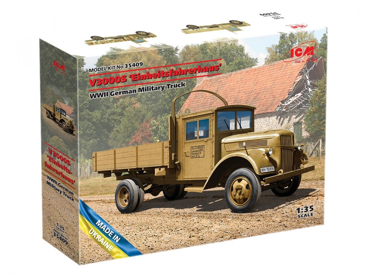ICM 35409 V3000S Einheitsfahrerhaus WWII German Truck 1/35 – image 2
