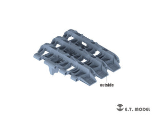 E.T. Model P35-044 WWII German Pz.Kpfw.III/IV Ostketten Workable Track 3D Printed 1/35 – immagine 3